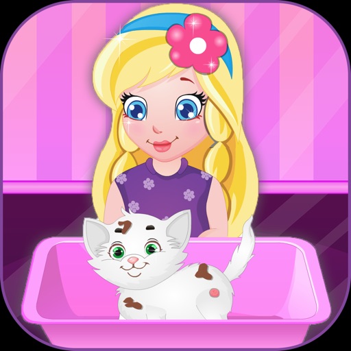 Baby Sofia Caring White Kitty iOS App