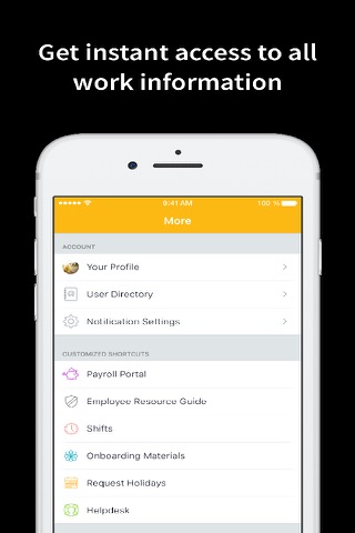 Snack Chat - Employee App screenshot 2
