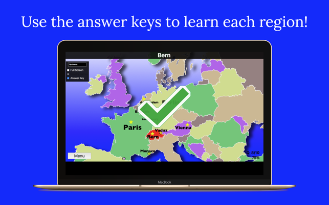 Europe Map Quiz Education Ed.(圖4)-速報App