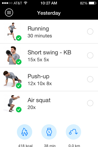 Fitnessentiel Coaching App - náhled