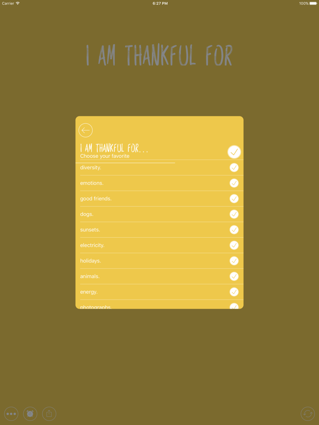 ‎Thankful for - Gratitude Diary Screenshot