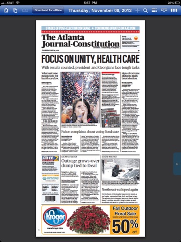 AJC ePaper screenshot 2