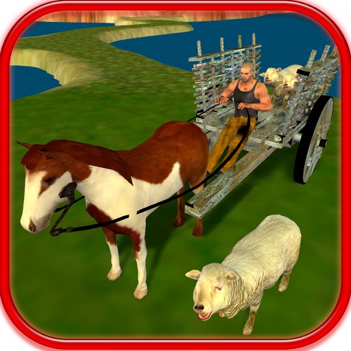Impossible Horse Cart Tracks & Pull Trolley Game icon