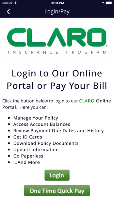 Claro Insurance screenshot 3