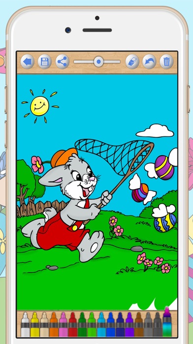 How to cancel & delete Easter Bunny Coloring Pages from iphone & ipad 4