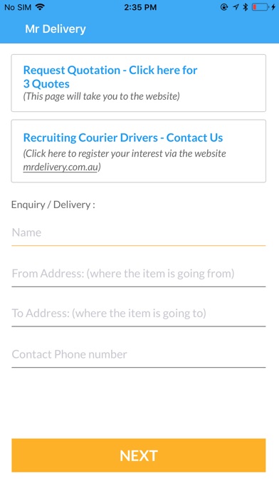 Mr Delivery Australia screenshot 4