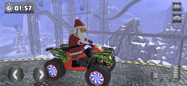 Impossible ATV Santa Stunts(圖2)-速報App