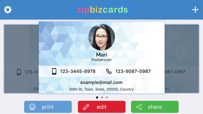 Zipbizcards screenshot 3