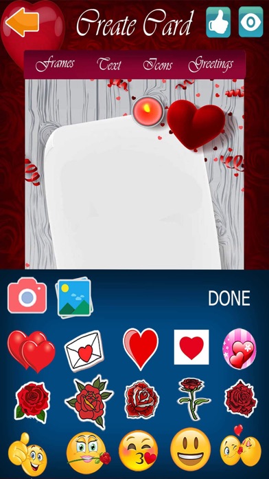 Valentines Greeting Card Maker screenshot 3