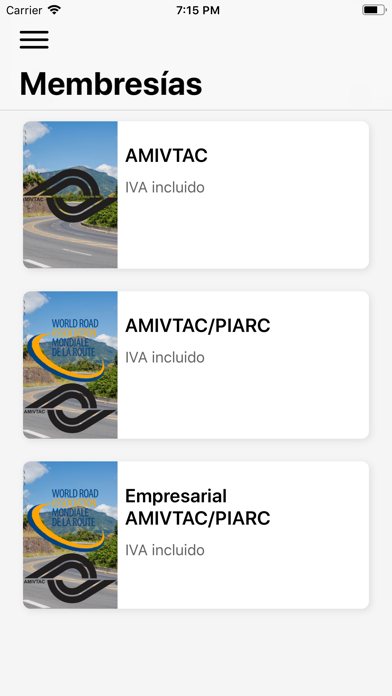 AMIVTAC Asociación screenshot 4