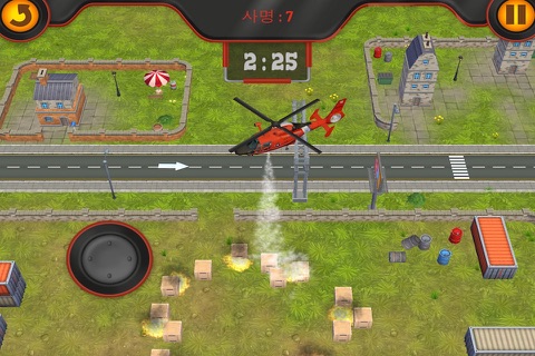 3D Helicopter Rescue Game screenshot 2
