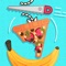 Try to stack a tower composed of bricks, balls, bananas, and whatever else the game throws at you
