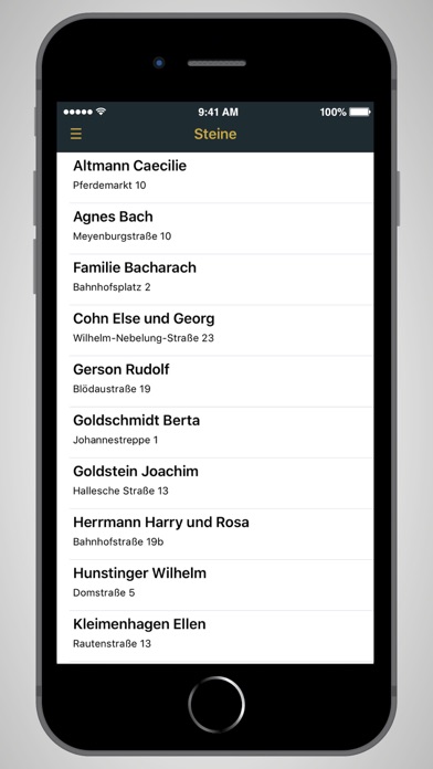 How to cancel & delete Stolpersteine from iphone & ipad 1