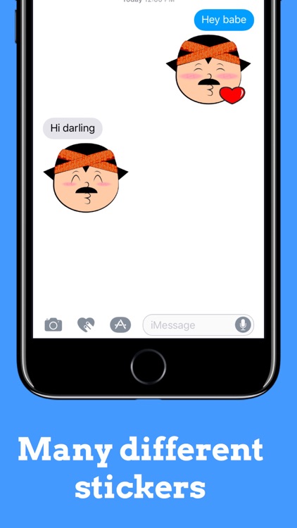 Funny Man Cartoon Face