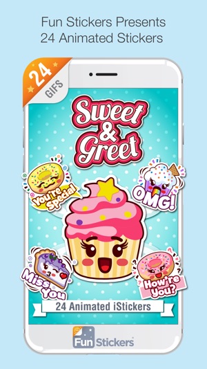 Sweet and Greet iSticker