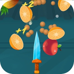Fruit splashing-flying knife
