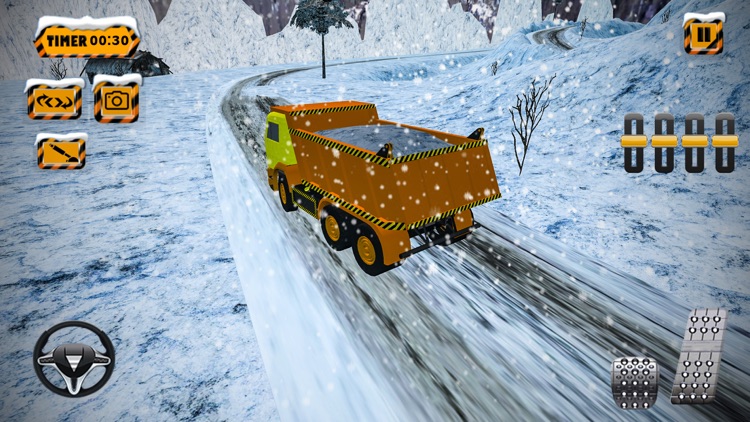 Snow Plow Truck Driver Game