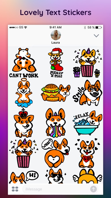 DogiMoji Funny Dog Sticker App screenshot 3