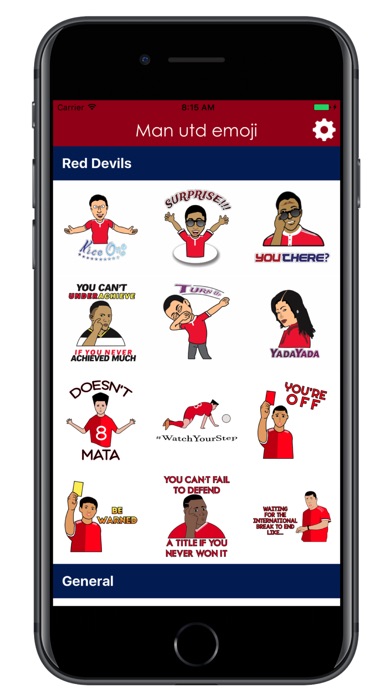 Man utd fans emoji screenshot 2