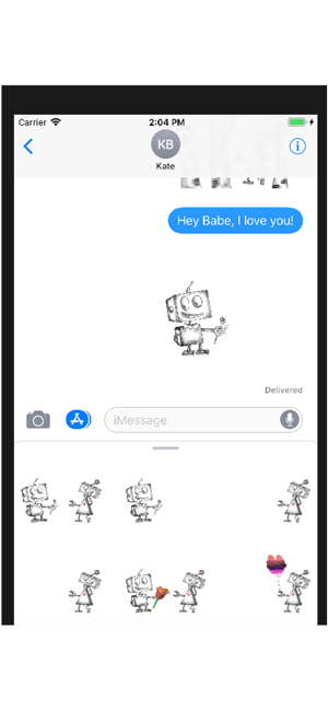 Lovebot Stickers