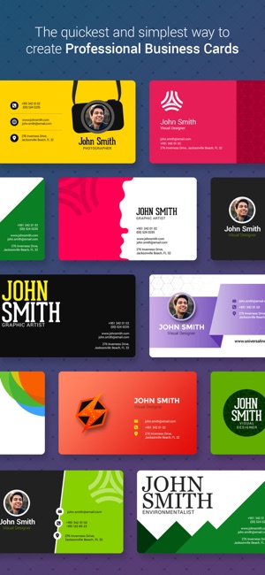 Business Card Maker + Designer