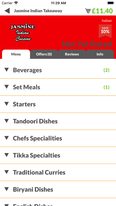 Jasmine Indian Takeaway screenshot 2