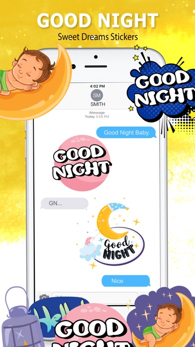 Good Night Stickers!! screenshot 4