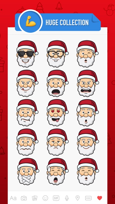 Christmas Emojis and Stickers screenshot 2
