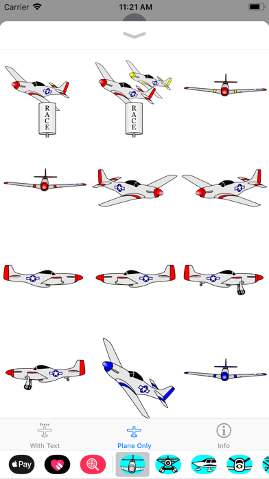 P-51D Mustang Sticker App screenshot 3