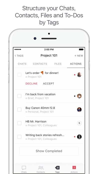 Brief: Team Collaboration Tool screenshot 2