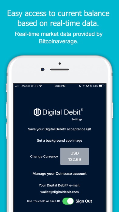 Digital Debit® - Bitcoin P2P screenshot 2