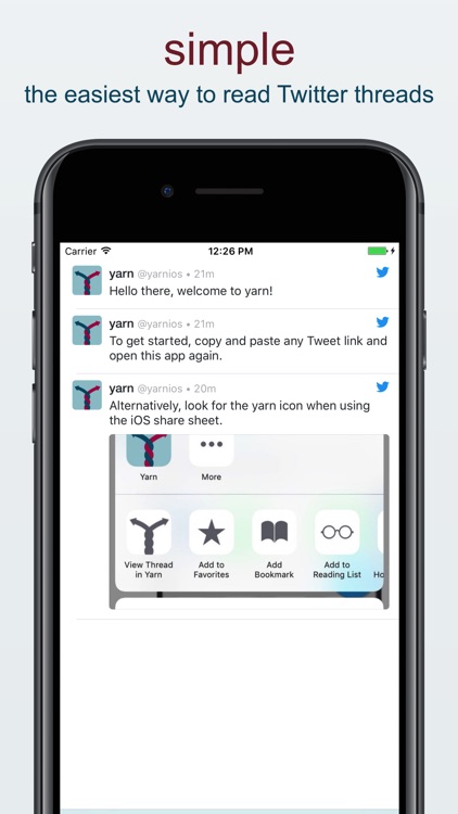 Yarn – Better Twitter Threads