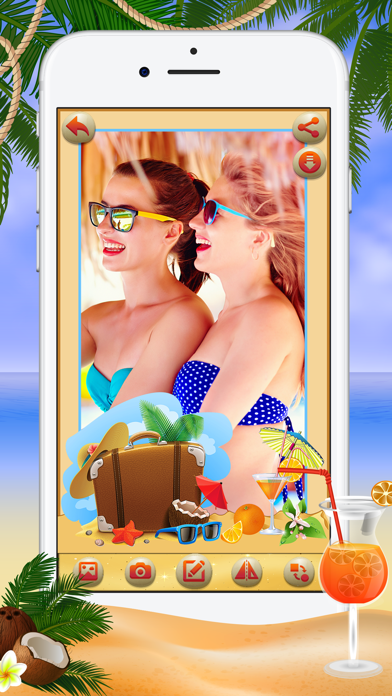 How to cancel & delete Summer Photo Frames & Stickers from iphone & ipad 2