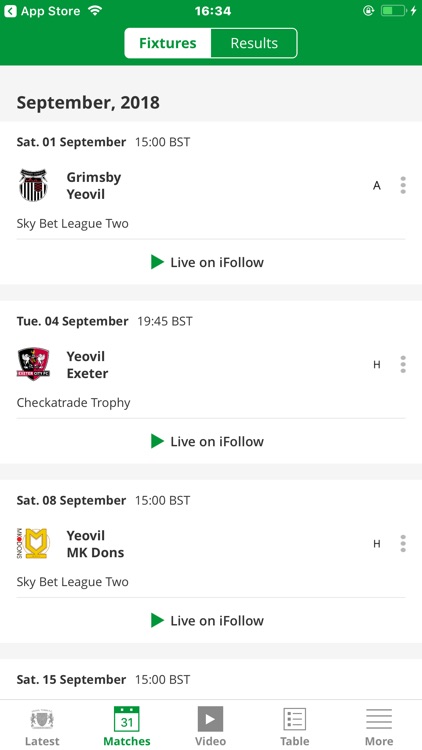 Yeovil Town Official App