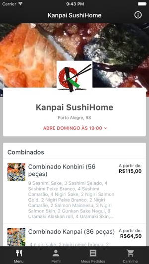 Kanpai Sushi Home Delivery