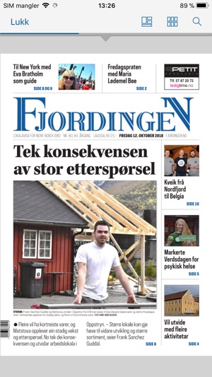 Fjordingen eAvis(圖2)-速報App