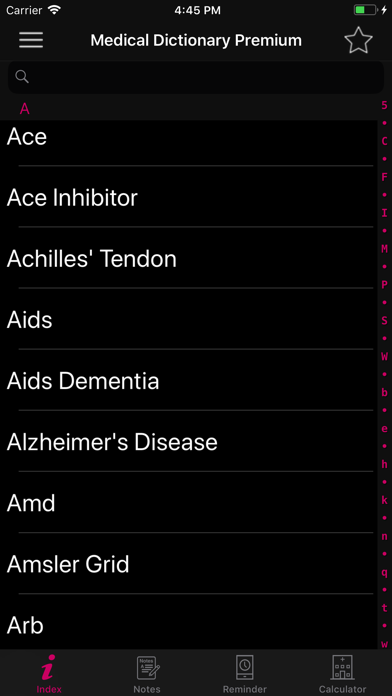 Medical Dictionary Premium screenshot 2