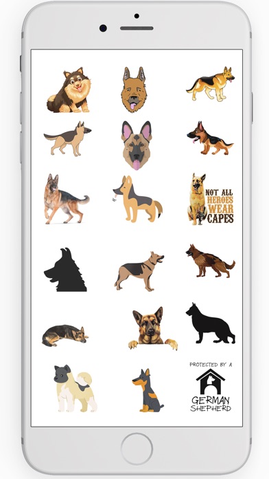 German Shepherd Stickers - Dog Police screenshot 3