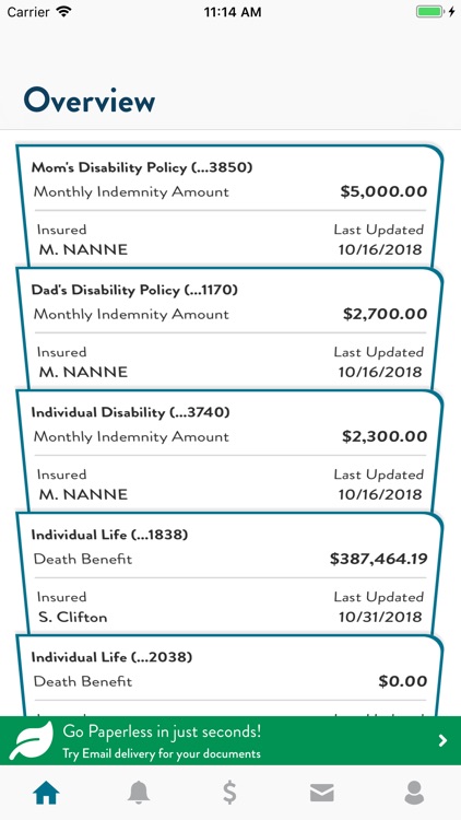 GUARDIAN® Accounts & Policies