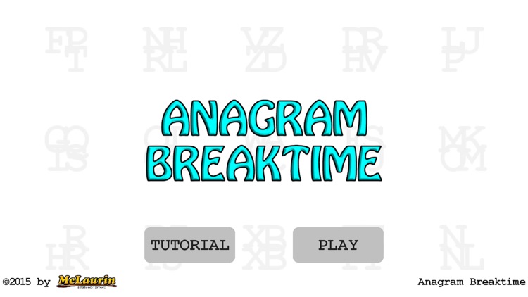 Anagram Breaktime