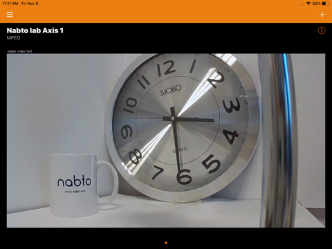 Nabto RTSP screenshot 4
