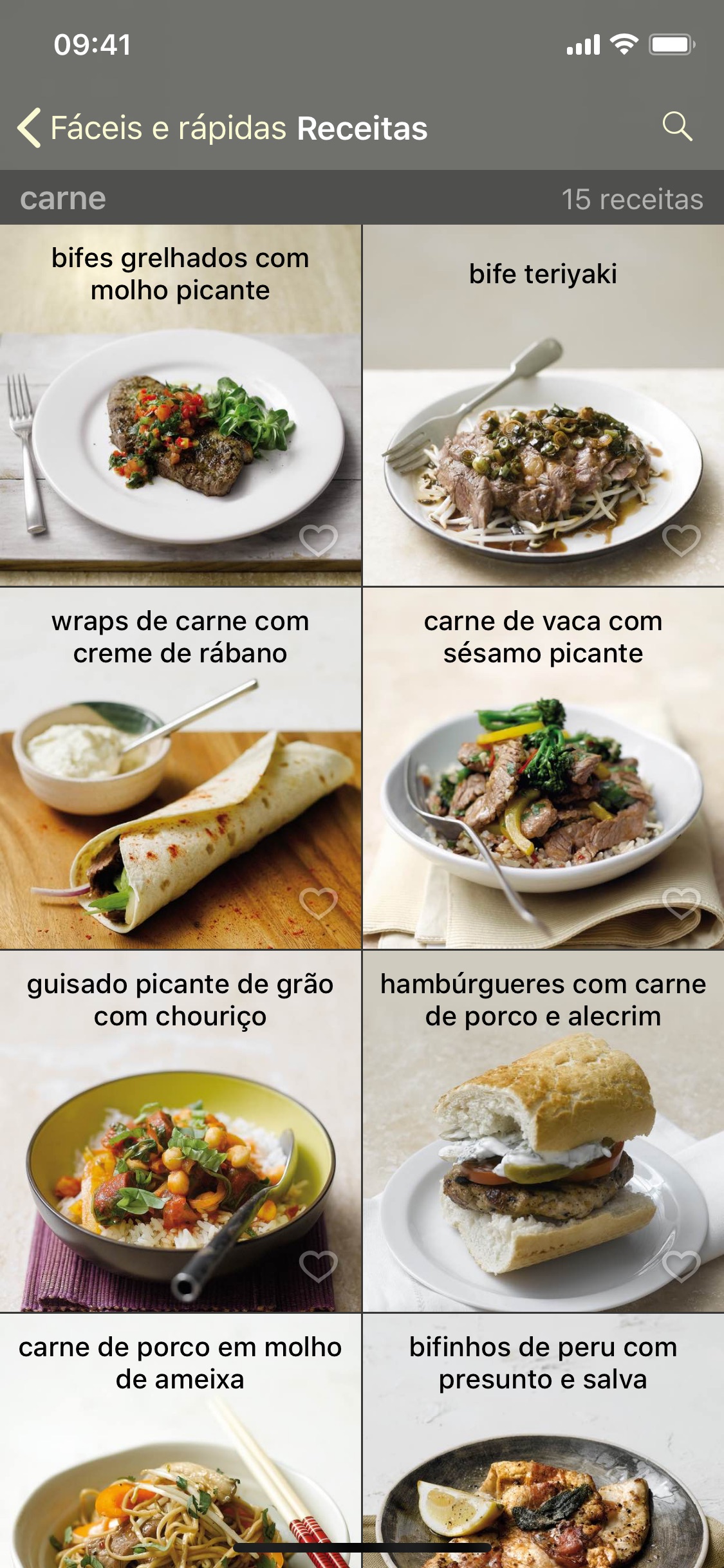 Screenshot do app Foto-Receitas