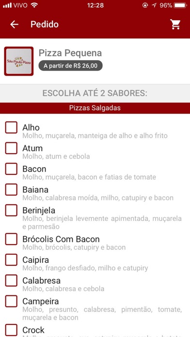 São Paulo Pizzas Xanxerê screenshot 2