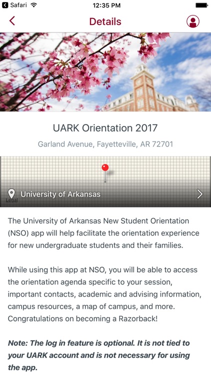 UARK Orientation 2017