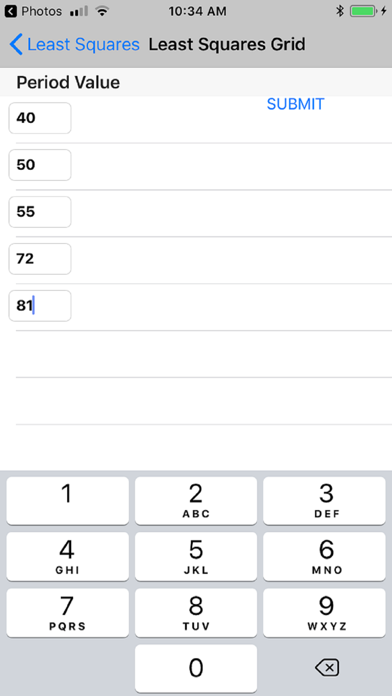 Least Squares Regression screenshot 2