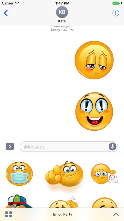 Emoji Party Stickers