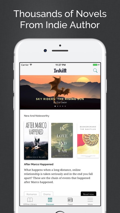 Inkitt: Books, Novels, Stories screenshot-0