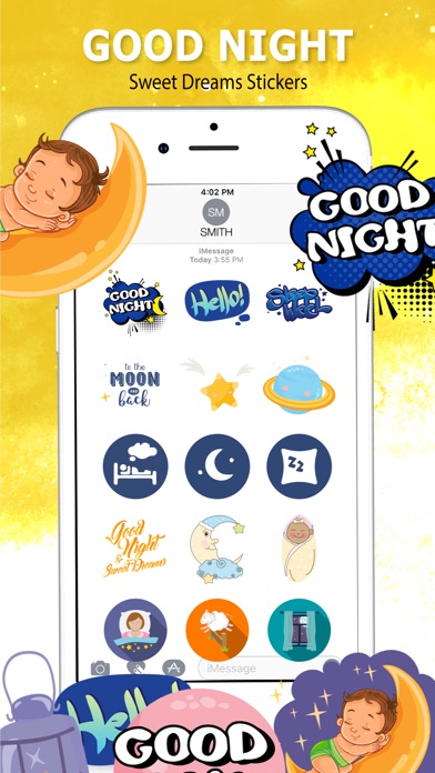 Good Night Stickers!! screenshot 2
