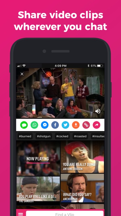 VLIPSY: Clips for Messaging