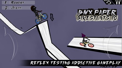 Paper BMX - Bike Race Stunts screenshot 4